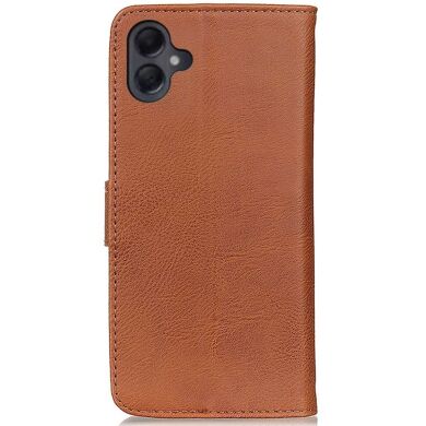 Чехол KHAZNEH Leather Wallet для Samsung Galaxy A06 (A065) - Brown