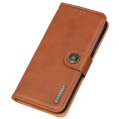 Чехол KHAZNEH Leather Wallet для Samsung Galaxy A06 (A065) - Brown