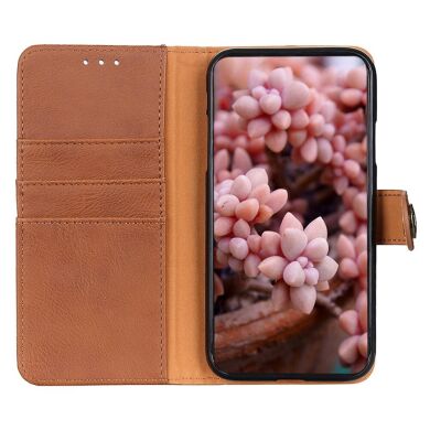 Чехол KHAZNEH Leather Wallet для Samsung Galaxy A06 (A065) - Brown