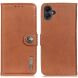 Чохол KHAZNEH Leather Wallet для Samsung Galaxy A06 (A065) - Brown