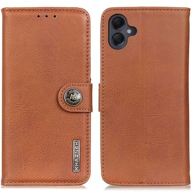 Чохол KHAZNEH Leather Wallet для Samsung Galaxy A06 (A065) - Brown