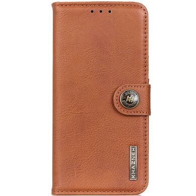 Чехол KHAZNEH Leather Wallet для Samsung Galaxy A06 (A065) - Brown