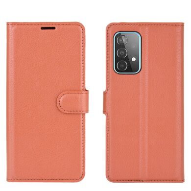 Чехол-книжка Deexe Book Type для Samsung Galaxy A52 (A525) / A52s (A528) - Brown