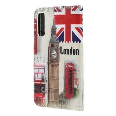 Чехол-книжка Deexe Color Wallet для Samsung Galaxy A7 2018 (A750) - London Element