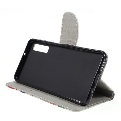 Чехол-книжка Deexe Color Wallet для Samsung Galaxy A7 2018 (A750) - London Element