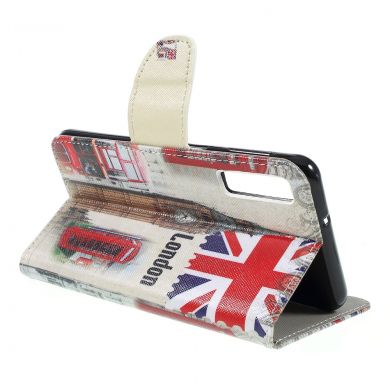 Чехол-книжка Deexe Color Wallet для Samsung Galaxy A7 2018 (A750) - London Element