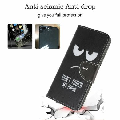 Чехол-книжка Deexe Color Wallet для Samsung Galaxy A70 (A705) - Do not Touch My Phone
