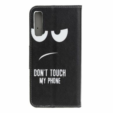 Чехол-книжка Deexe Color Wallet для Samsung Galaxy A70 (A705) - Do not Touch My Phone