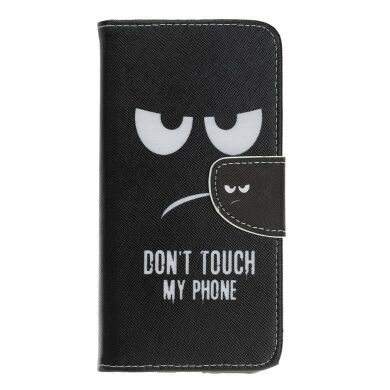 Чохол-книжка Deexe Color Wallet для Samsung Galaxy A70 (A705) - Don`t Touch My Phone