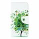 Чехол-книжка Deexe Color Wallet для Samsung Galaxy M10 (M105) - Green Flower Tree. Фото 1 из 5