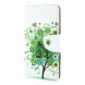 Чехол-книжка Deexe Color Wallet для Samsung Galaxy M10 (M105) - Green Flower Tree. Фото 4 из 5