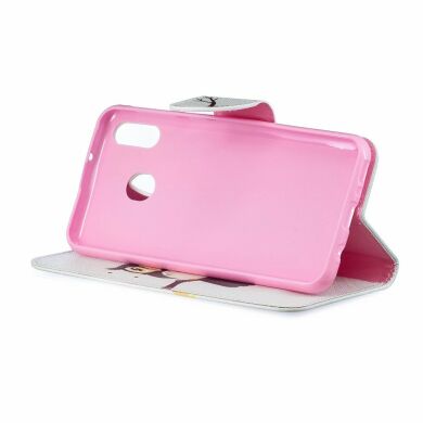 Чехол-книжка Deexe Color Wallet для Samsung Galaxy M20 (M205) - Owl on the Branch