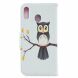 Чехол-книжка Deexe Color Wallet для Samsung Galaxy M20 (M205) - Owl on the Branch