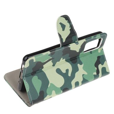 Чохол-книжка Deexe Color Wallet для Samsung Galaxy S20 FE (G780) - Camouflage