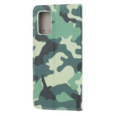 Чехол-книжка Deexe Color Wallet для Samsung Galaxy S20 FE (G780) - Camouflage