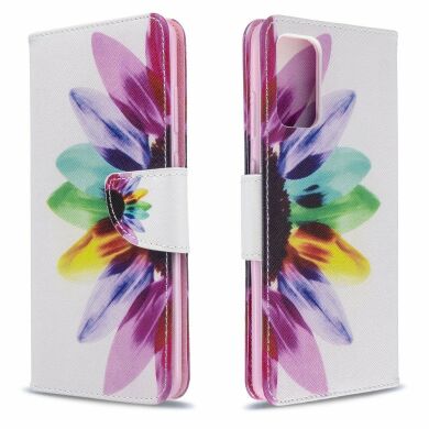 Чехол-книжка Deexe Color Wallet для Samsung Galaxy S20 Plus (G985) - Colorful Petals