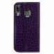 Чохол-книжка Deexe Glittery Crocodile для Samsung Galaxy A30 (A305) / A20 (A205) - Purple