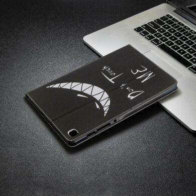 Чехол-книжка Deexe Pattern Style для Samsung Galaxy Tab S6 lite / S6 Lite (2022/2024) - Don't Touch Me
