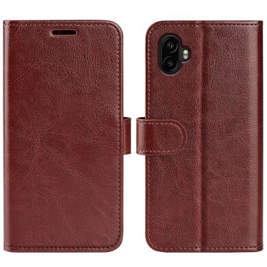 Чехол-книжка Deexe Wallet Style для Samsung Galaxy Xcover 7 (G556) - Brown