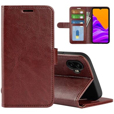 Чехол-книжка Deexe Wallet Style для Samsung Galaxy Xcover 7 (G556) - Brown