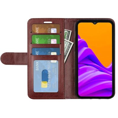 Чехол-книжка Deexe Wallet Style для Samsung Galaxy Xcover 7 (G556) - Brown