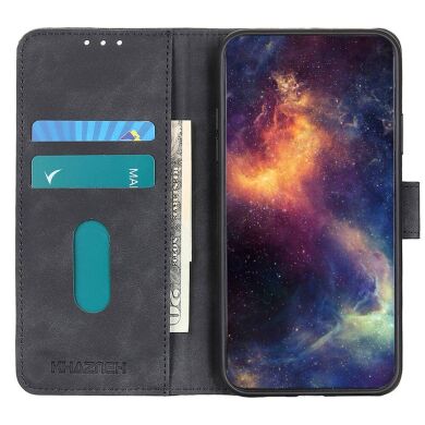 Чехол-книжка KHAZNEH Retro Wallet для Samsung Galaxy S23 - Black