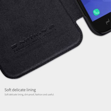 Чехол-книжка NILLKIN Qin Series для Samsung Galaxy J4 2018 (J400) - Black