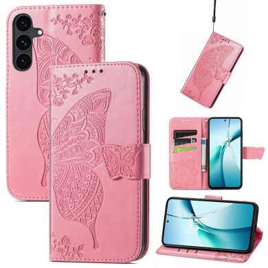 Чохол-книжка з малюнком UniCase Butterfly Pattern для Samsung Galaxy S26 FE - Pink