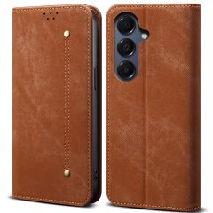 Чехол-книжка UniCase Jeans Wallet для Samsung Galaxy S25 FE (S731) - Coffee
