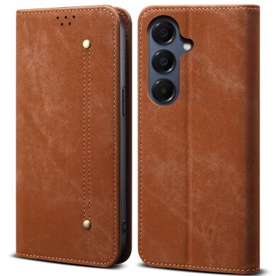 Чехол-книжка UniCase Jeans Wallet для Samsung Galaxy S25 FE (S731) - Coffee