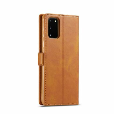 Чохол LC.IMEEKE Wallet Case для Samsung Galaxy S20 (G980) - Brown