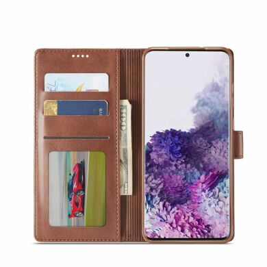 Чохол LC.IMEEKE Wallet Case для Samsung Galaxy S20 Plus (G985) - Coffee