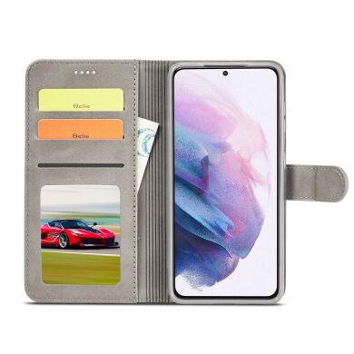 Чехол LC.IMEEKE Wallet Case для Samsung Galaxy S22 Plus - Grey