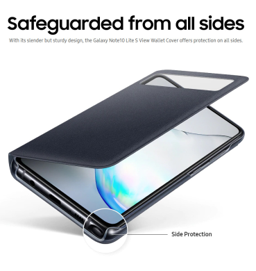 Чехол S View Wallet Cover для Samsung Galaxy Note 10 Lite (N770) EF-EN770PWEGRU - White