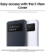 Чехол S View Wallet Cover для Samsung Galaxy Note 10 Lite (N770) EF-EN770PWEGRU - White. Фото 7 из 7