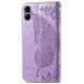 Чехол UniCase Butterfly Pattern для Samsung Galaxy A06 (A065) - Light Purple. Фото 6 из 9