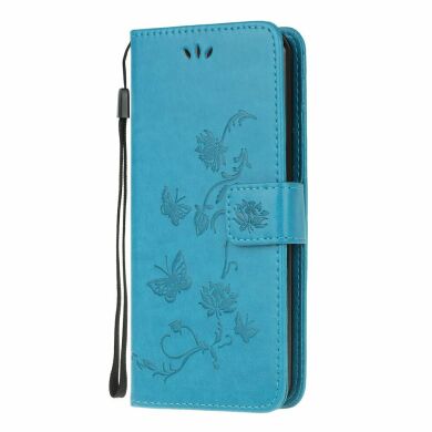 Чехол UniCase Butterfly Pattern для Samsung Galaxy A10s (A107) - Blue