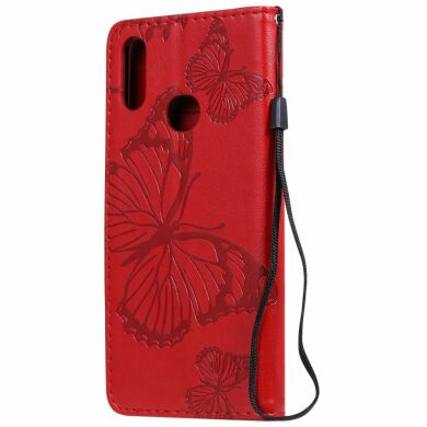 Чехол UniCase Butterfly Pattern для Samsung Galaxy A10s (A107) - Red