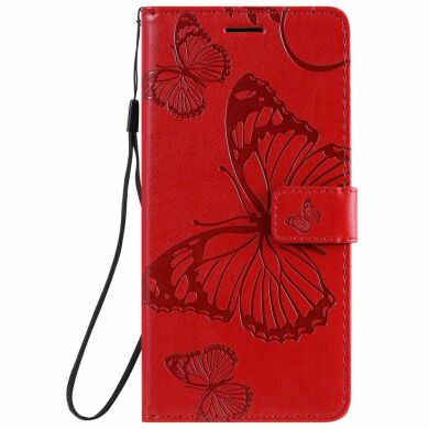 Чехол UniCase Butterfly Pattern для Samsung Galaxy A10s (A107) - Red