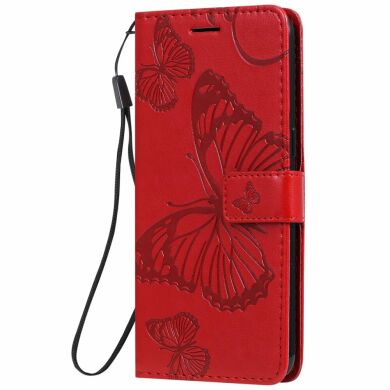 Чехол UniCase Butterfly Pattern для Samsung Galaxy A10s (A107) - Red