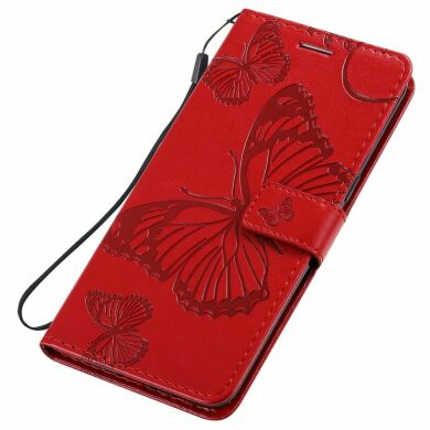 Чехол UniCase Butterfly Pattern для Samsung Galaxy A10s (A107) - Red