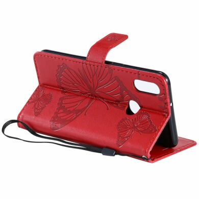 Чехол UniCase Butterfly Pattern для Samsung Galaxy A10s (A107) - Red