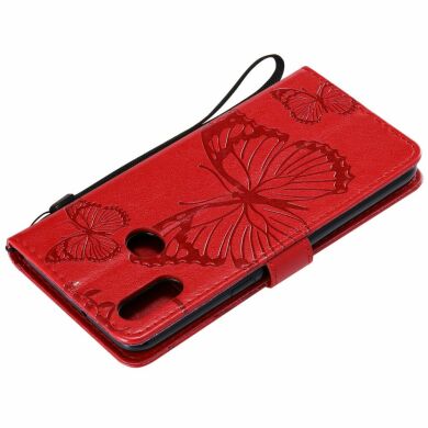Чехол UniCase Butterfly Pattern для Samsung Galaxy A10s (A107) - Red