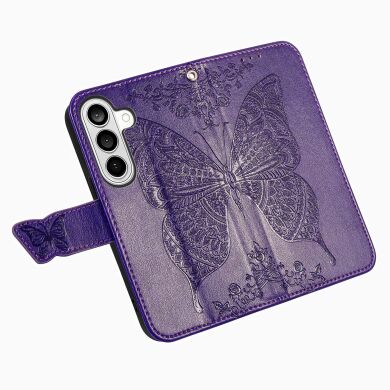 Чохол UniCase Butterfly Pattern для Samsung Galaxy A37 (A376) - Dark Purple