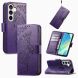 Чохол UniCase Butterfly Pattern для Samsung Galaxy A37 (A376) - Dark Purple
