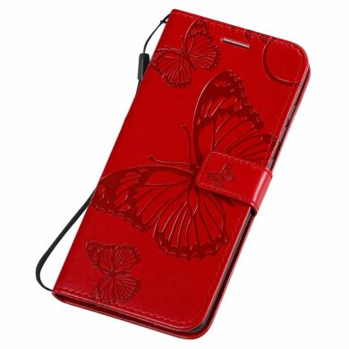 Чехол UniCase Butterfly Pattern для Samsung Galaxy A51 (А515) - Red
