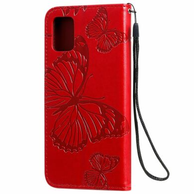 Чехол UniCase Butterfly Pattern для Samsung Galaxy A51 (А515) - Red
