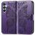 Чохол UniCase Butterfly Pattern для Samsung Galaxy M15 (M156) - Dark Purple
