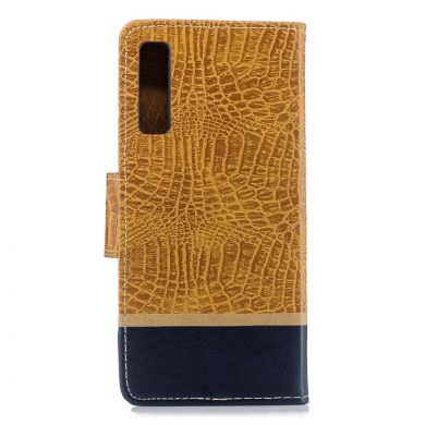 Чехол UniCase Croco Wallet для Samsung Galaxy A7 2018 (A750) - Brown