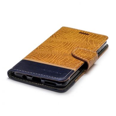Чехол UniCase Croco Wallet для Samsung Galaxy A7 2018 (A750) - Brown